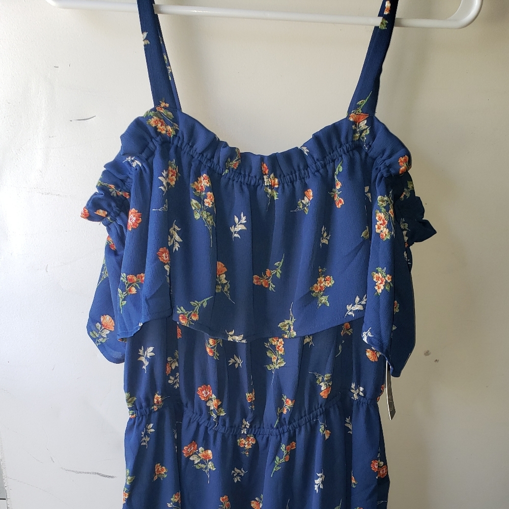 Floral knee length dress